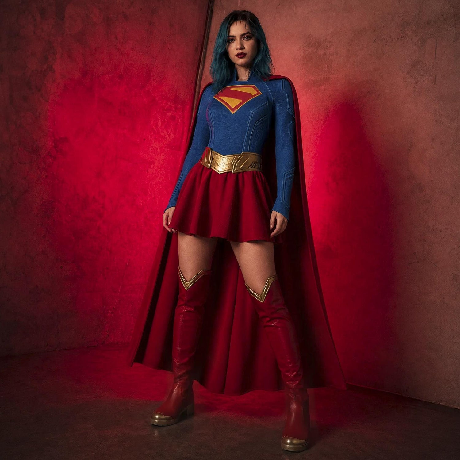 Supergirl Kara Zor-El 1:1 Costume Cosplay Suit