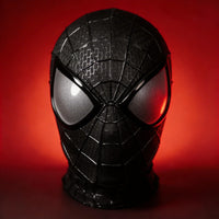 Black Venom Spider-Man 1:1 Cosplay Mask with Faceshell